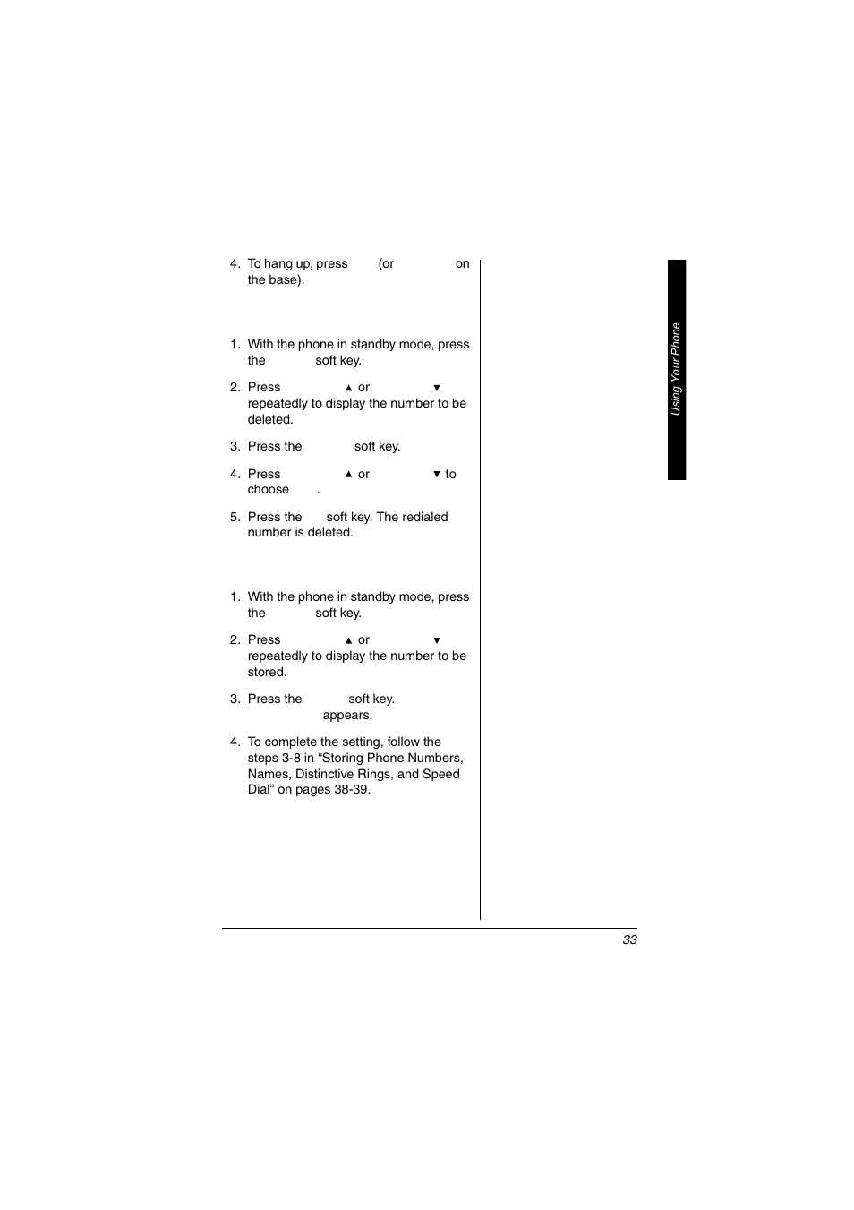 Radio Shack 5.8 GHz Multi-Handset Expandable Cordless Telephone with Digital Answerer User Manual | Page 33 / 76