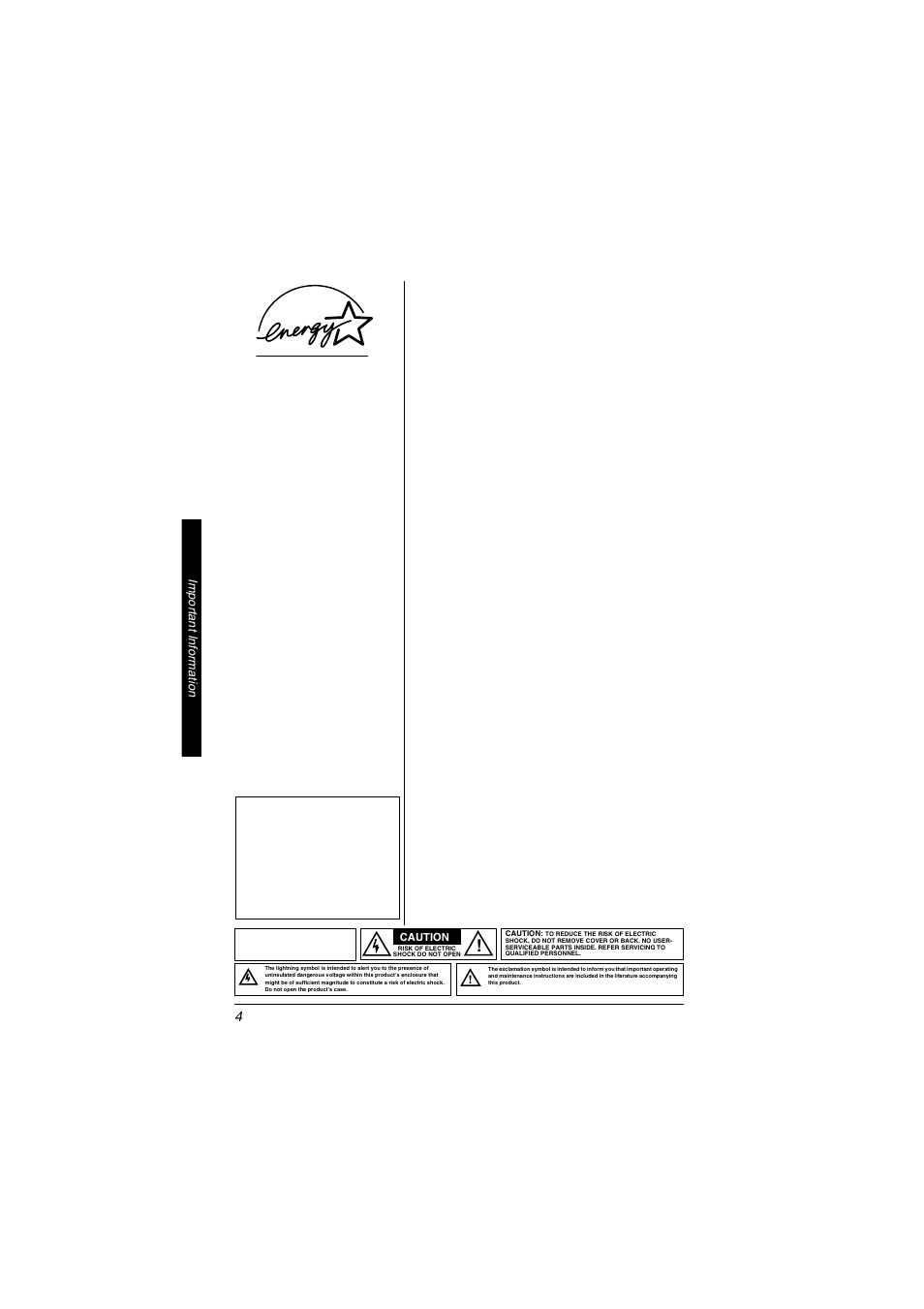 Important information, Fcc s, Tatement | Radio Shack 5.8 GHz Multi-Handset Expandable Cordless Telephone with Digital Answerer User Manual | Page 4 / 76