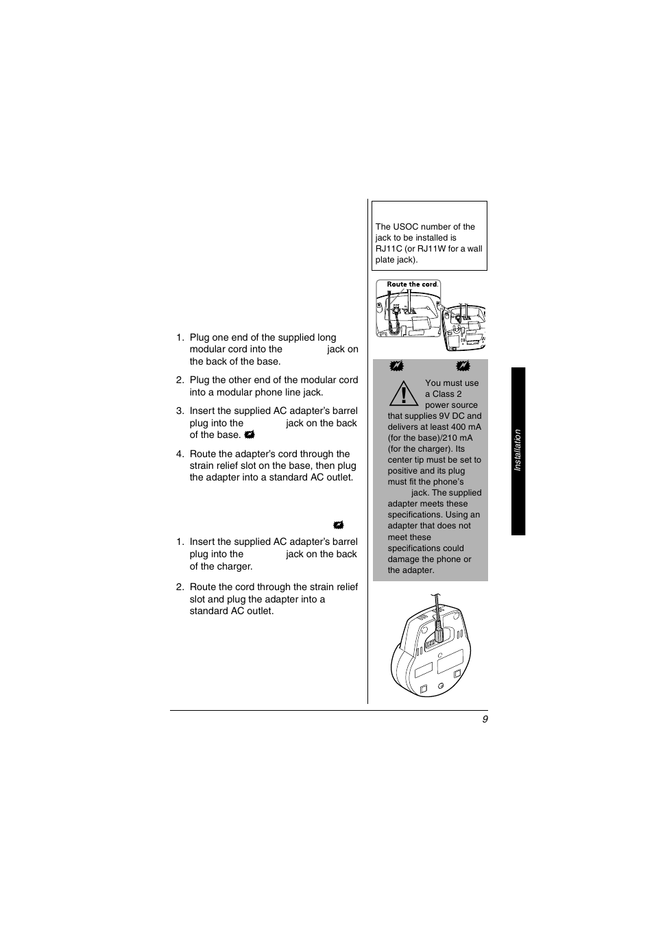 Radio Shack 5.8 GHz Multi-Handset Expandable Cordless Telephone with Digital Answerer User Manual | Page 9 / 76