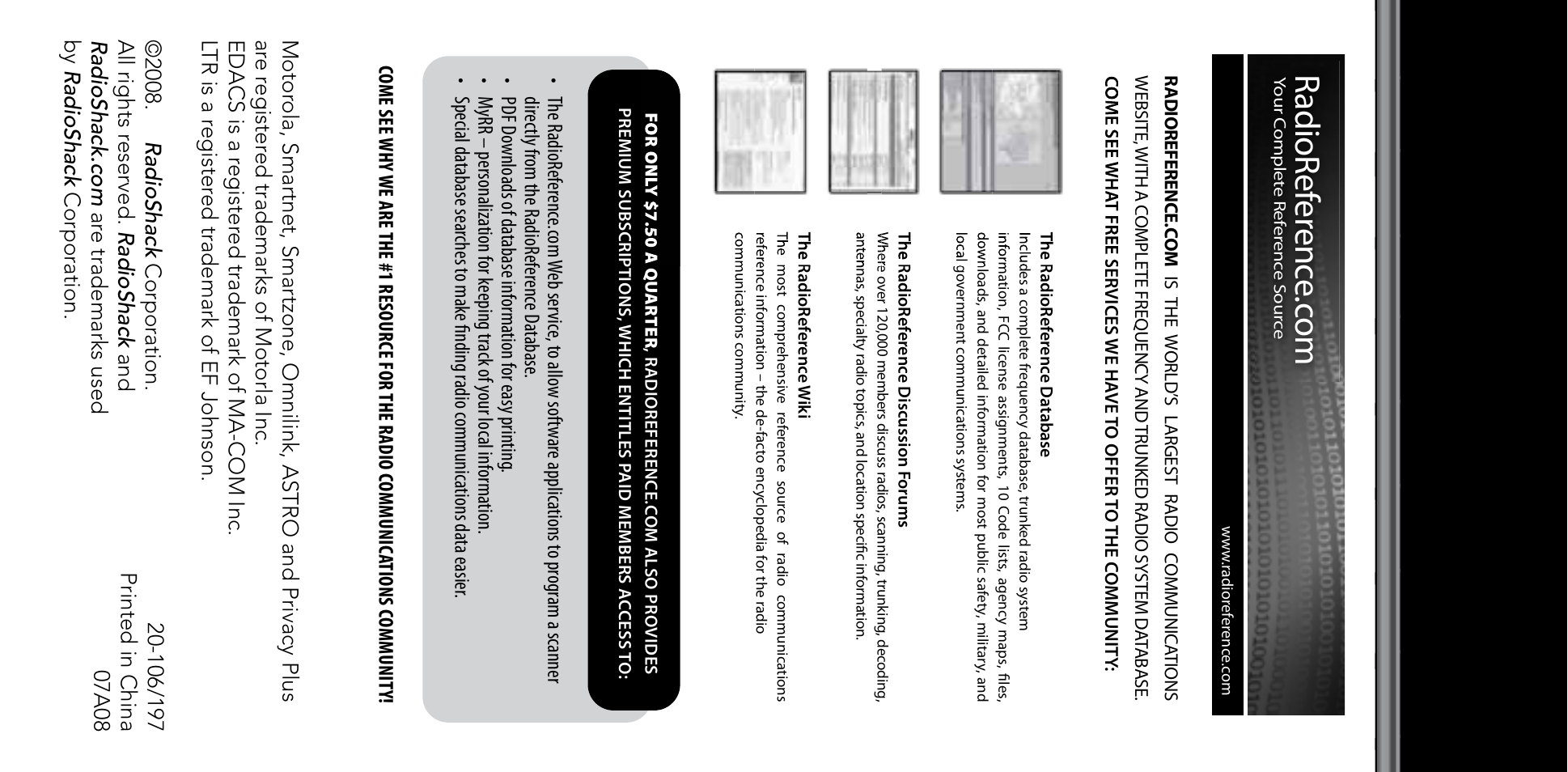 Radioref er enc e.c o m | Radio Shack PRO-106 User Manual | Page 28 / 28