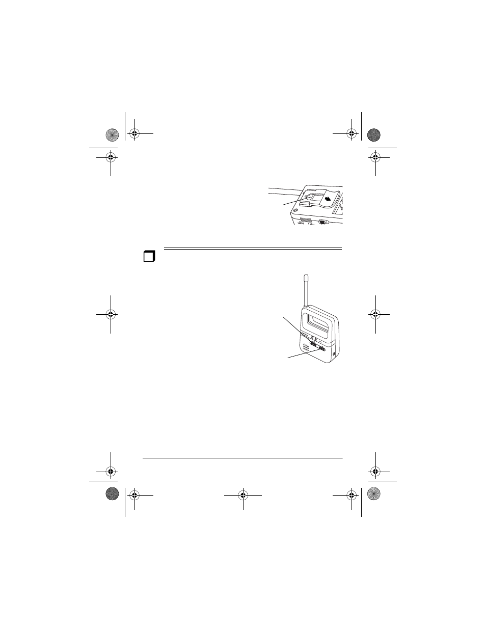 Operation, Using the receiver’s belt clip | Radio Shack Cordless Room Monitor User Manual | Page 12 / 16
