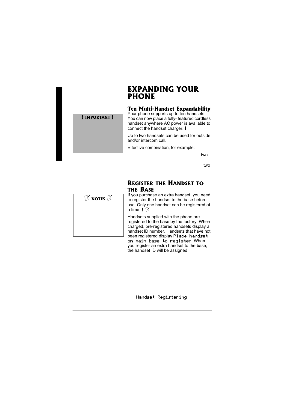 Expanding your phone | Radio Shack 43-3880 User Manual | Page 46 / 72