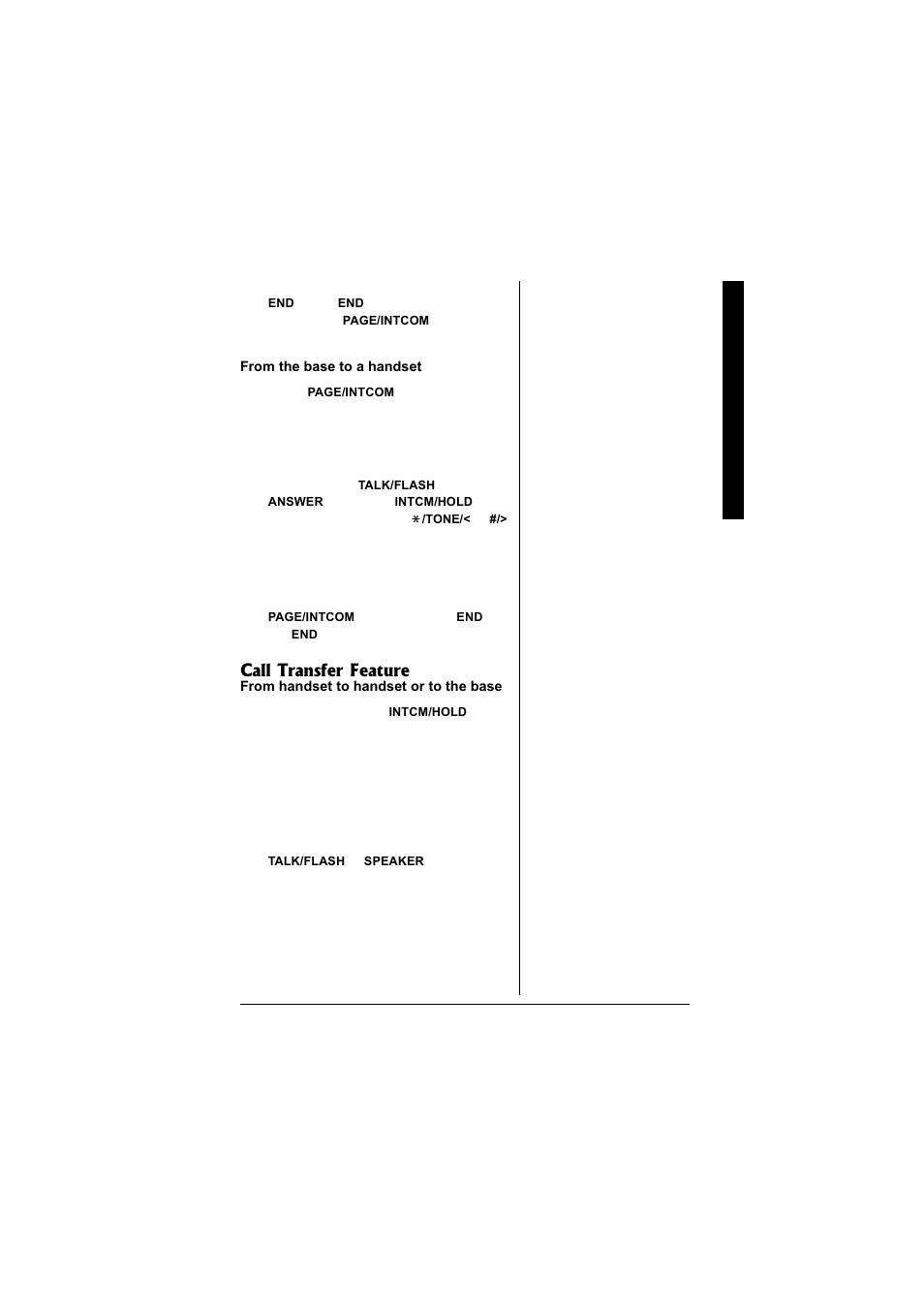 Call transfer feature | Radio Shack 43-3880 User Manual | Page 49 / 72