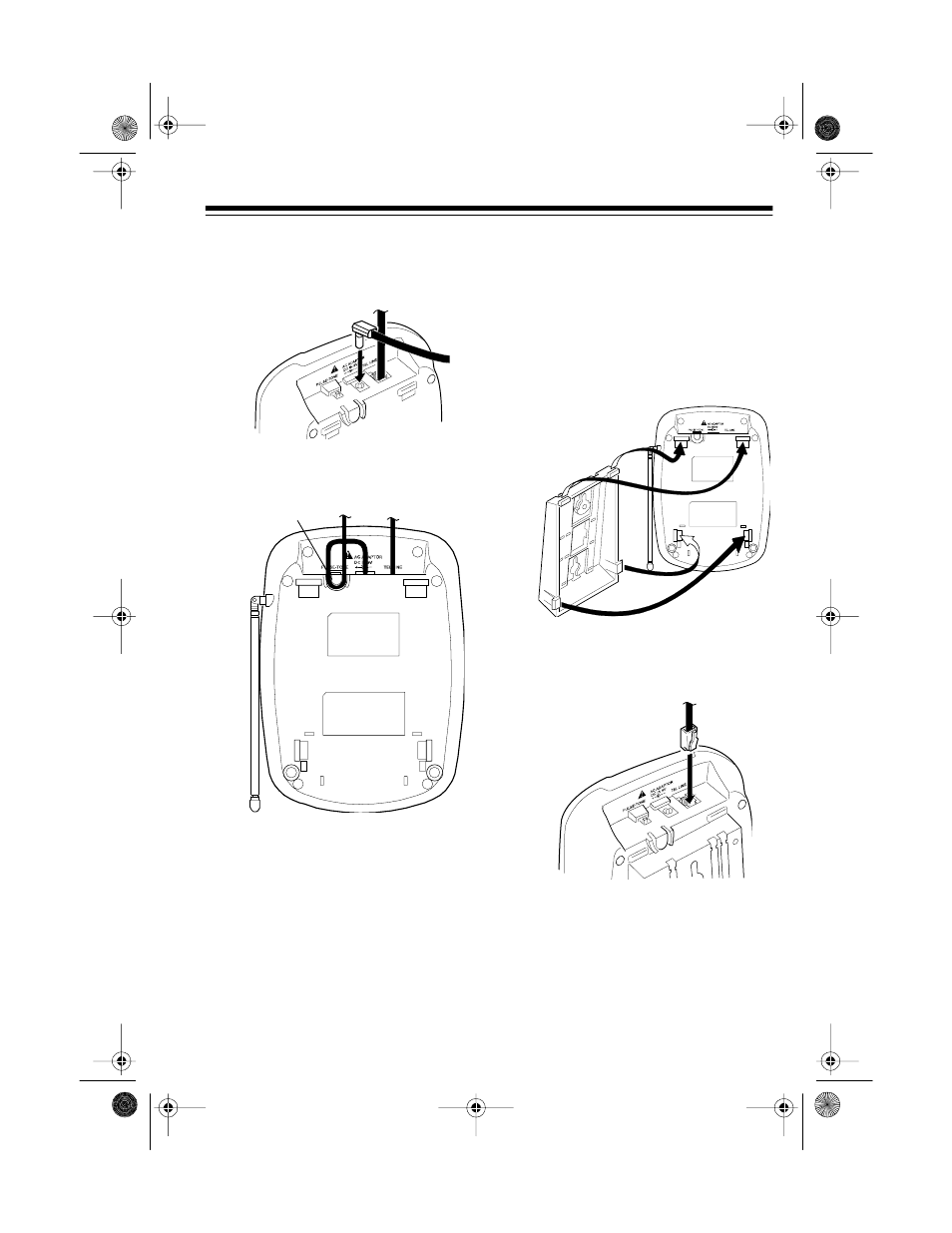 Mounting the base on a wall plate | Radio Shack ET-926 User Manual | Page 6 / 24