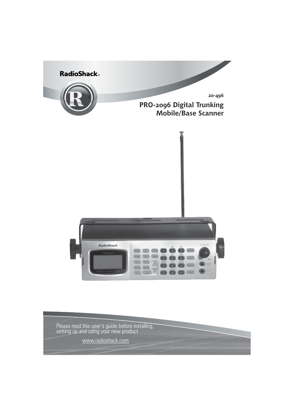 Radio Shack PRO-2096 User Manual | 84 pages