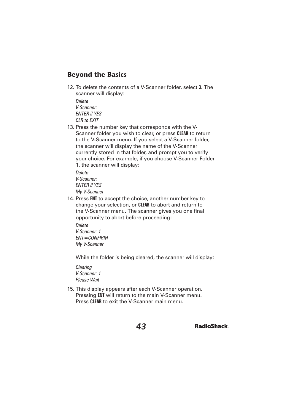 Beyond the basics | Radio Shack PRO-2096 User Manual | Page 43 / 84