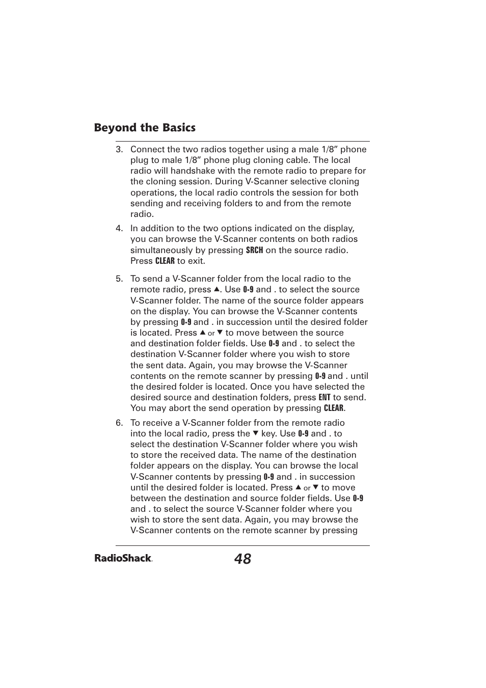 Beyond the basics | Radio Shack PRO-2096 User Manual | Page 48 / 84