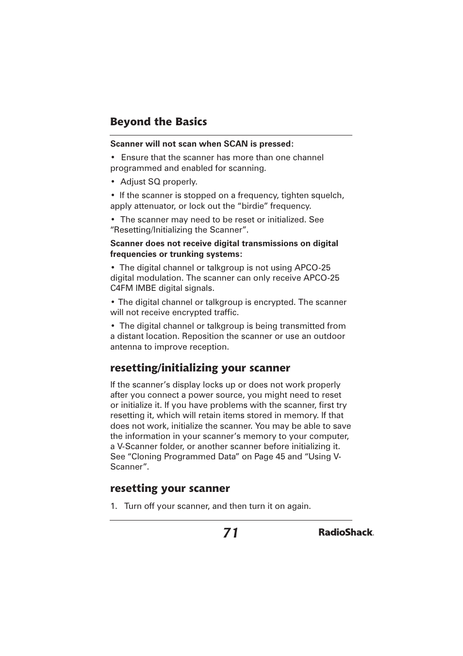 Radio Shack PRO-2096 User Manual | Page 71 / 84