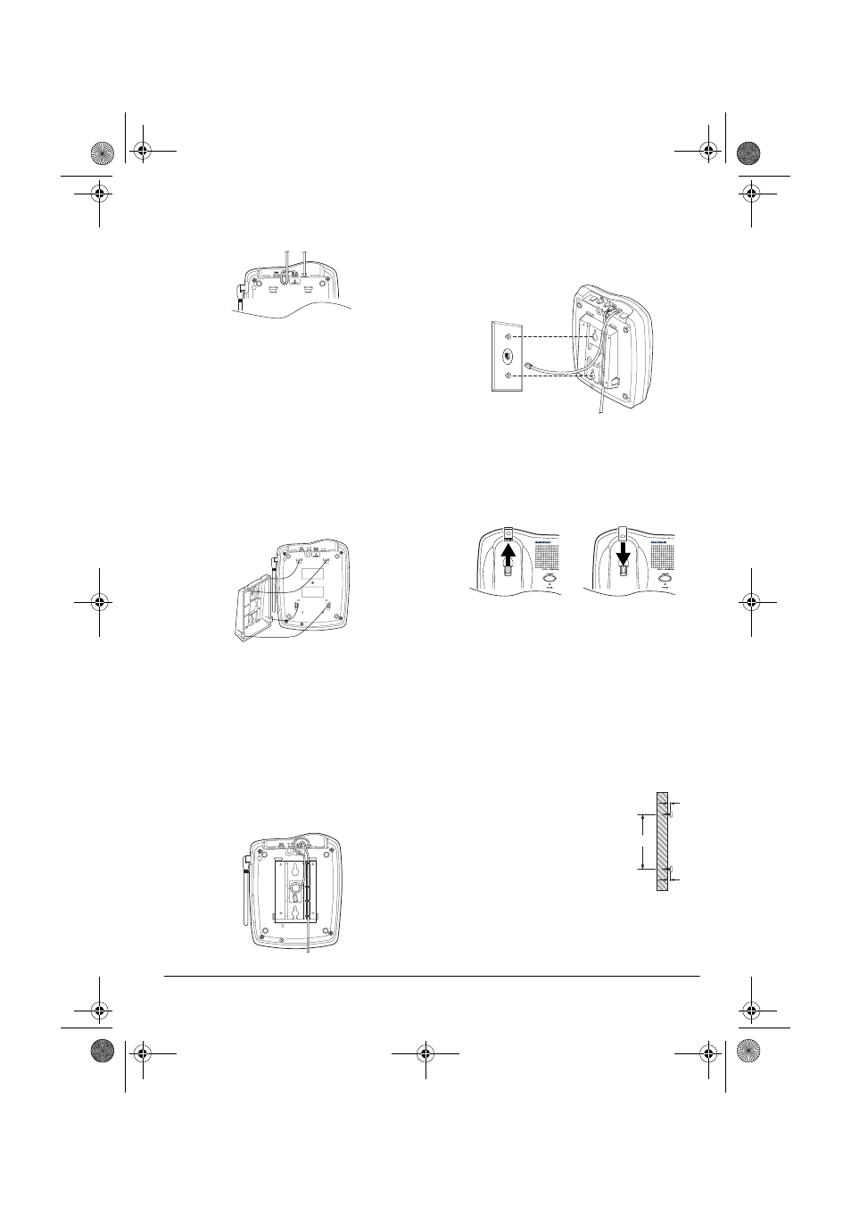 On a wall plate or wall | Radio Shack Digital Spread Spectrum Cordless Telephone with Digital Answering System User Manual | Page 9 / 24
