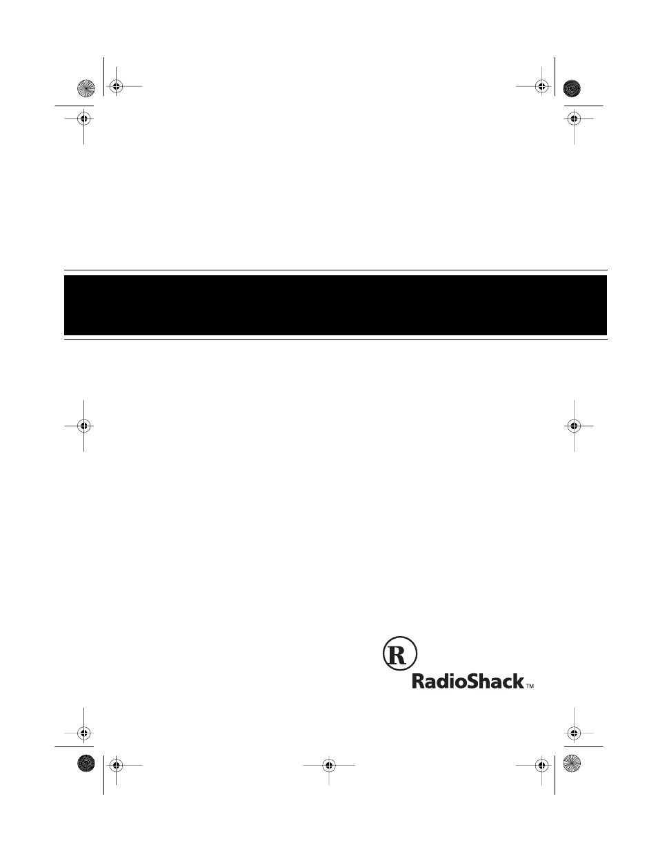 Radio Shack ET-916 User Manual | 24 pages