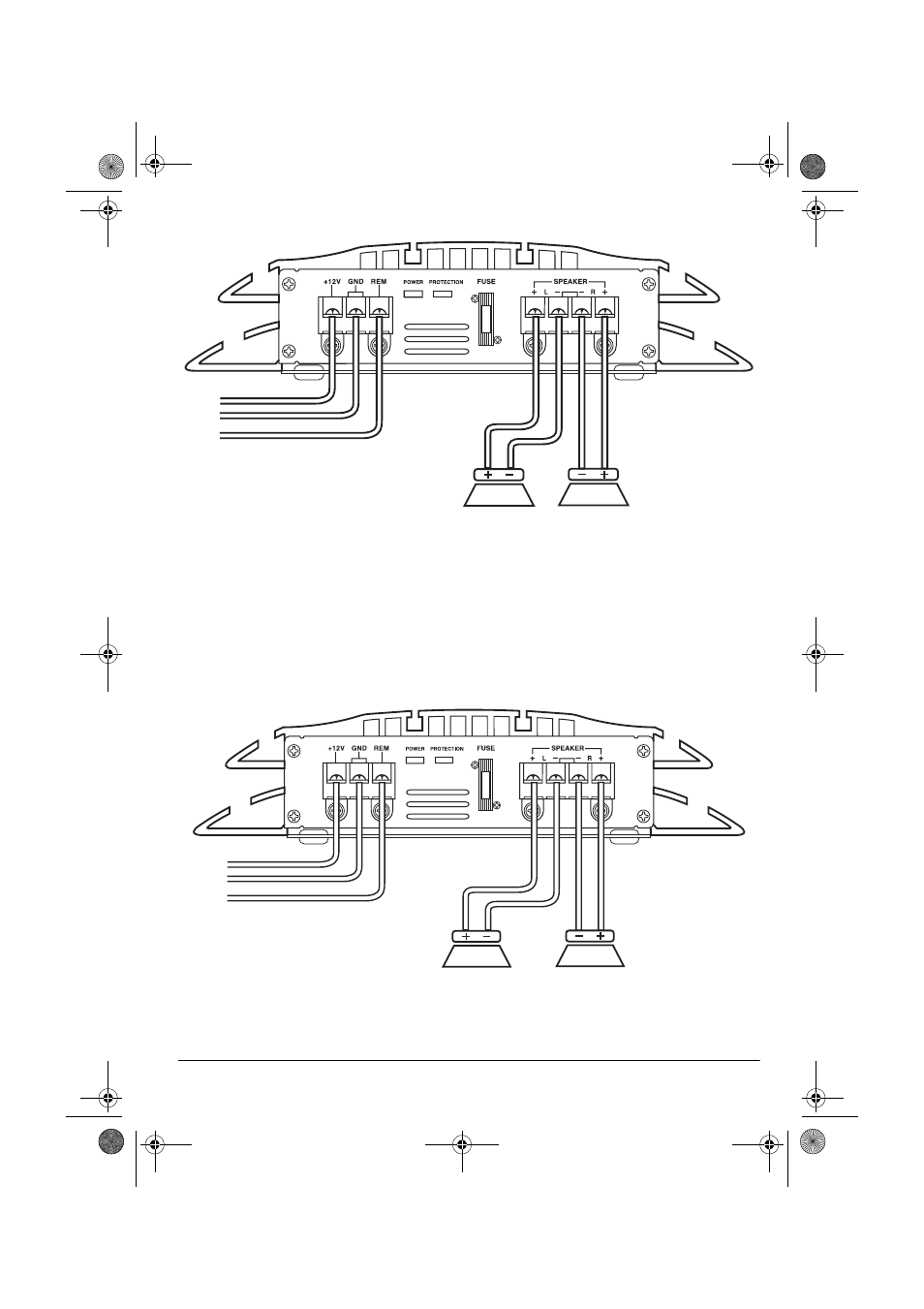 Connecting two speakers, Connecting a subwoofer | Radio Shack XL-110 User Manual | Page 13 / 20