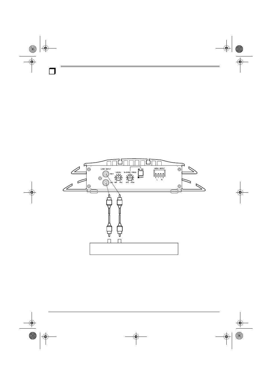 Connecting inputs, Low-level inputs | Radio Shack XL-110 User Manual | Page 8 / 20