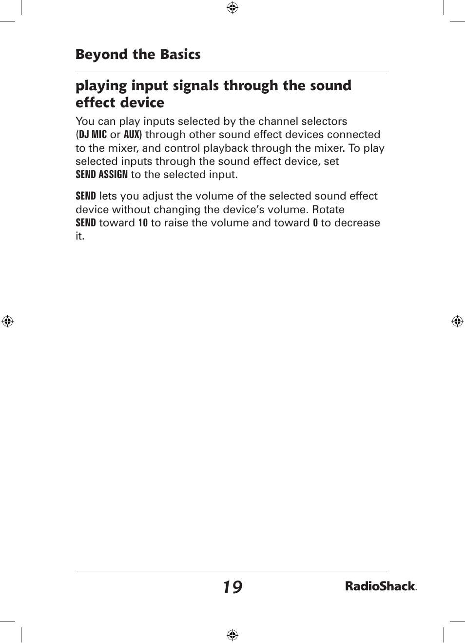Radio Shack 32-2058 User Manual | Page 19 / 24