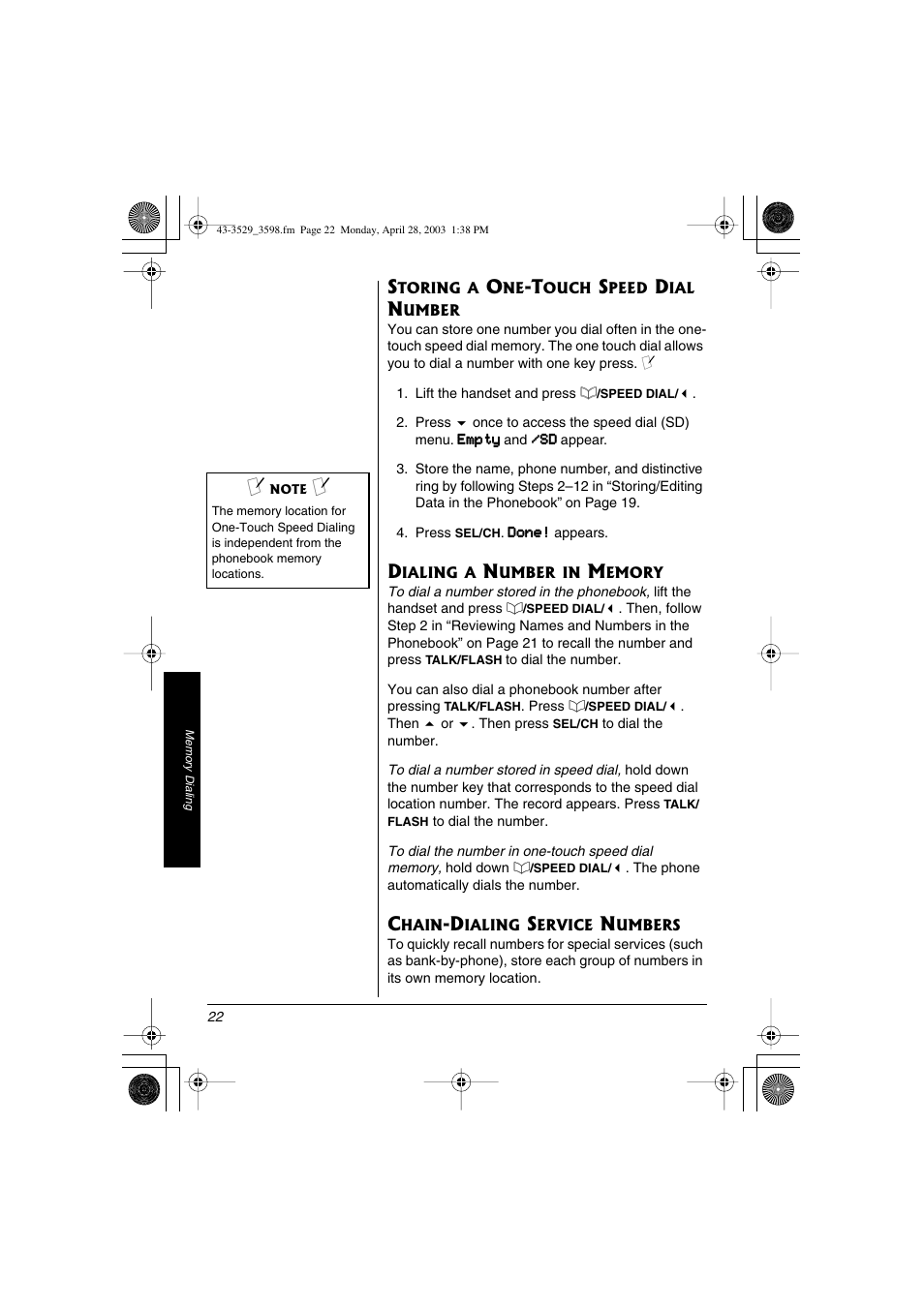 Radio Shack 43-3529 User Manual | Page 22 / 36