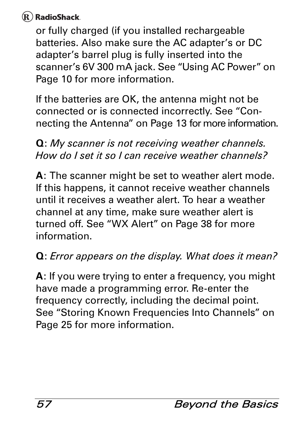 Radio Shack PRO-83 User Manual | Page 57 / 64