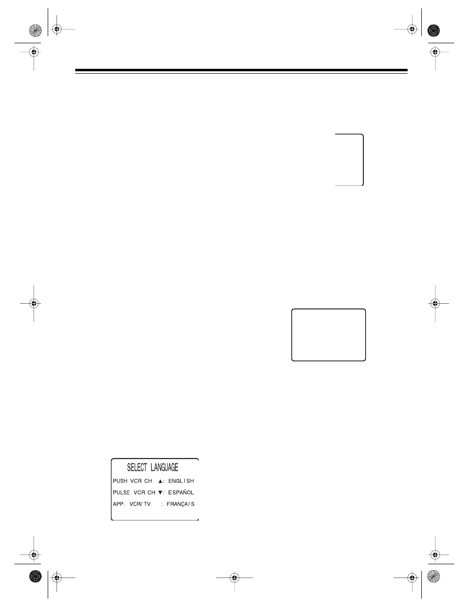 Initial set up, Setting the on-screen language/ channels/clock, Auto set | Radio Shack 62 (16-632) User Manual | Page 15 / 40