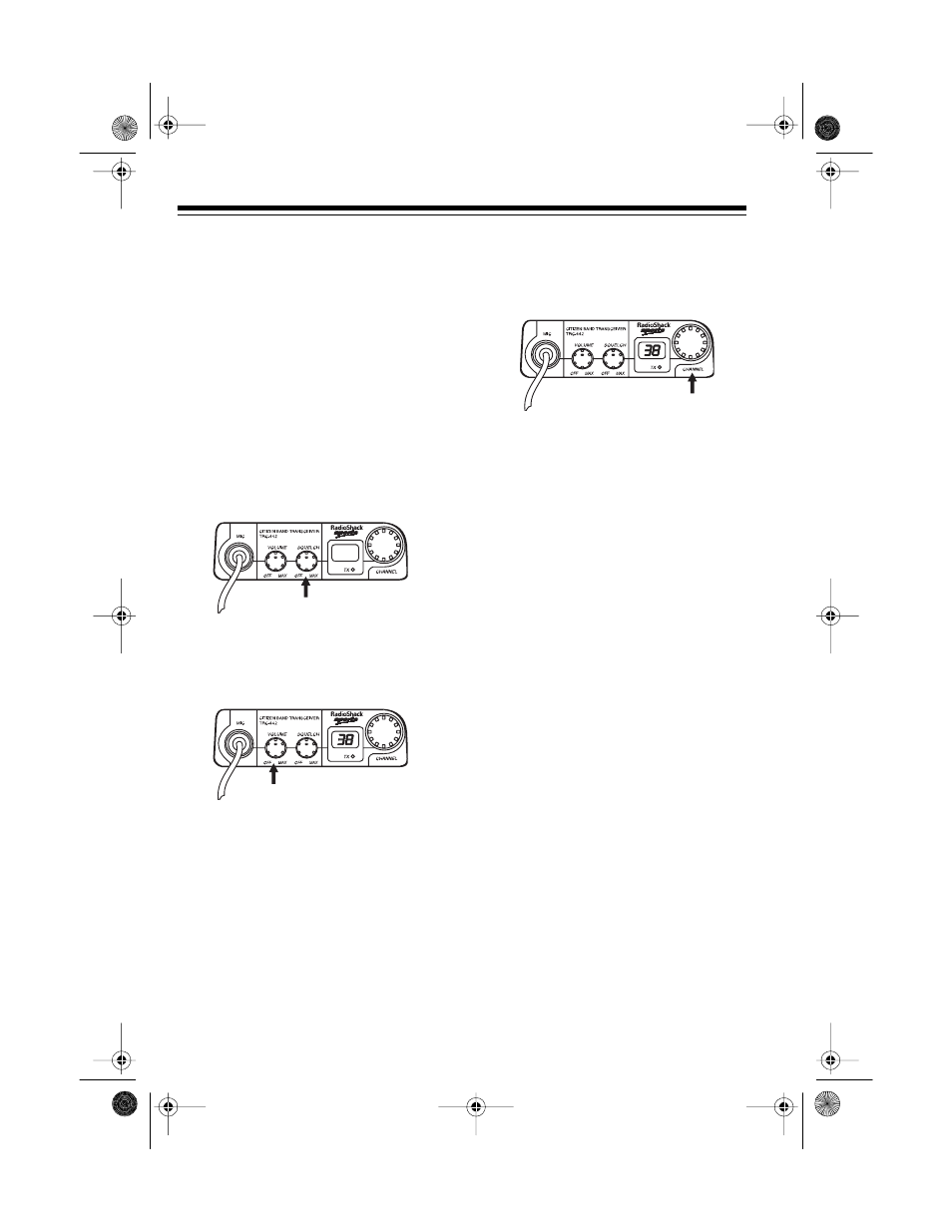 Operation, Turning on the cb and receiving transmissions | Radio Shack TRC-442 User Manual | Page 10 / 20