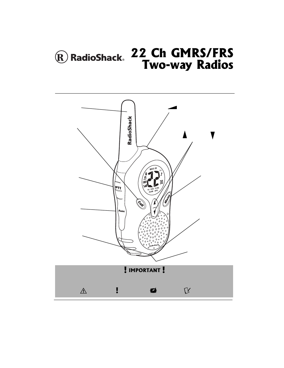 Radio Shack 21-1902 User Manual | 28 pages