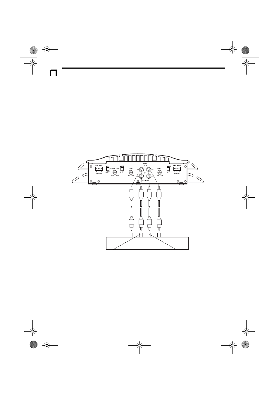 Connecting inputs, Low-level inputs | Radio Shack XL-400 User Manual | Page 8 / 24