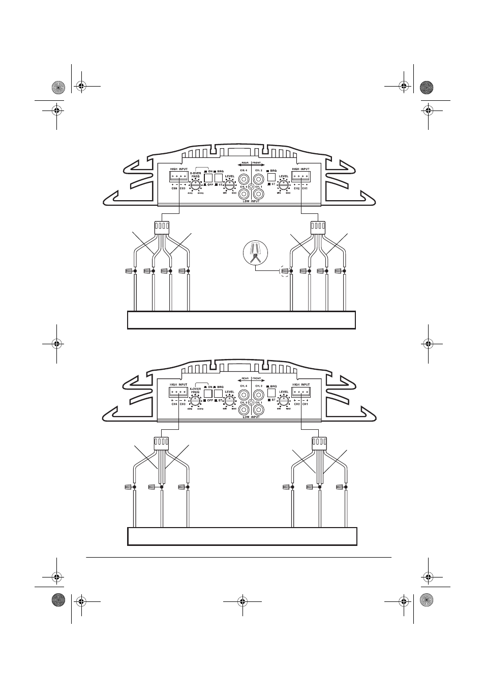 Four speaker outputs | Radio Shack XL-260 User Manual | Page 10 / 24