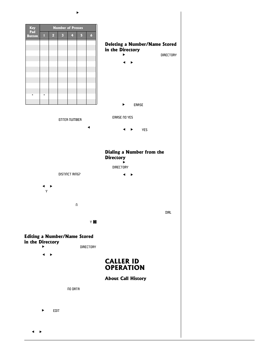 Caller id operation | Radio Shack 43-3585 User Manual | Page 9 / 16