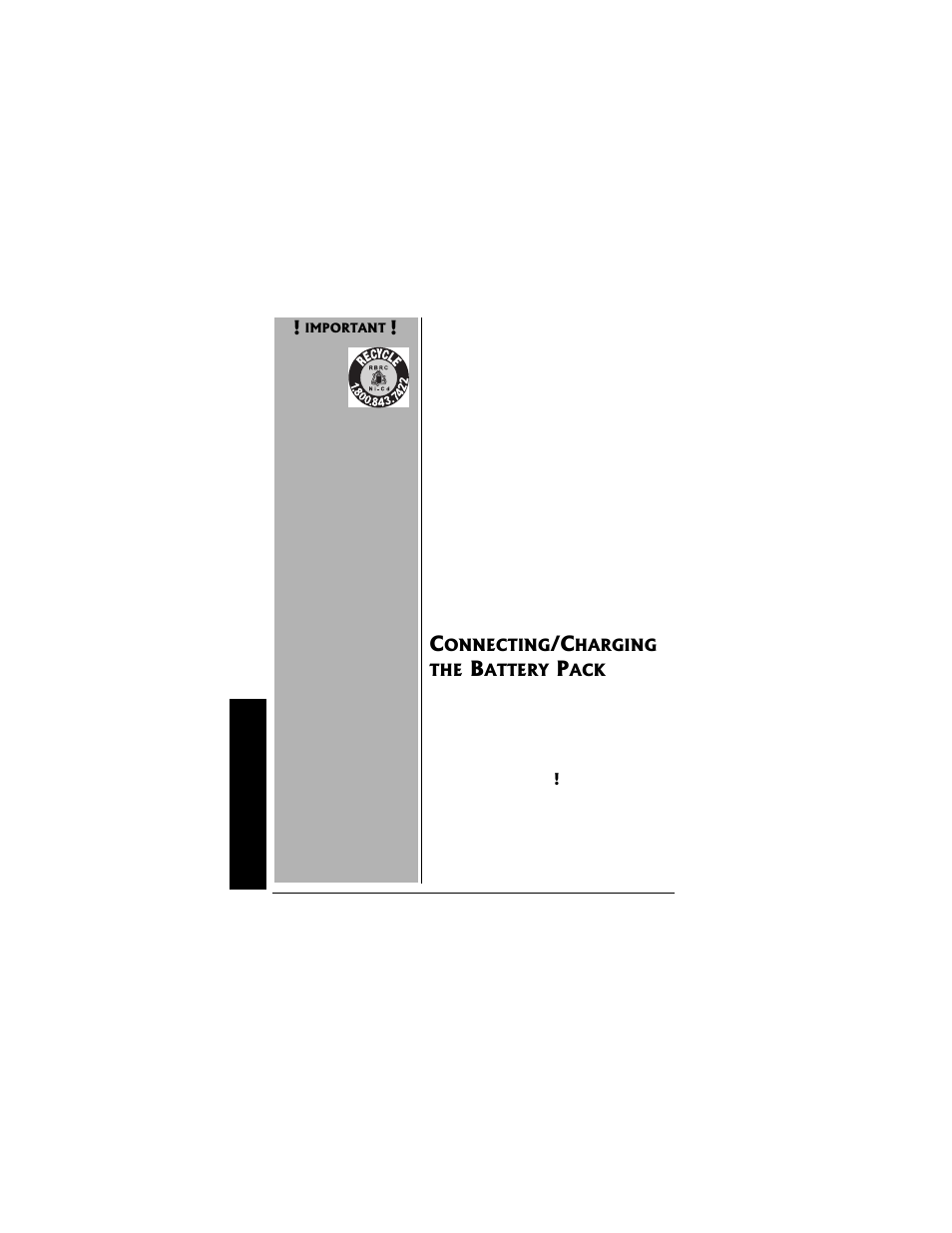 Connecting/charging the battery pack . 12 | Radio Shack 43-3535 User Manual | Page 12 / 44