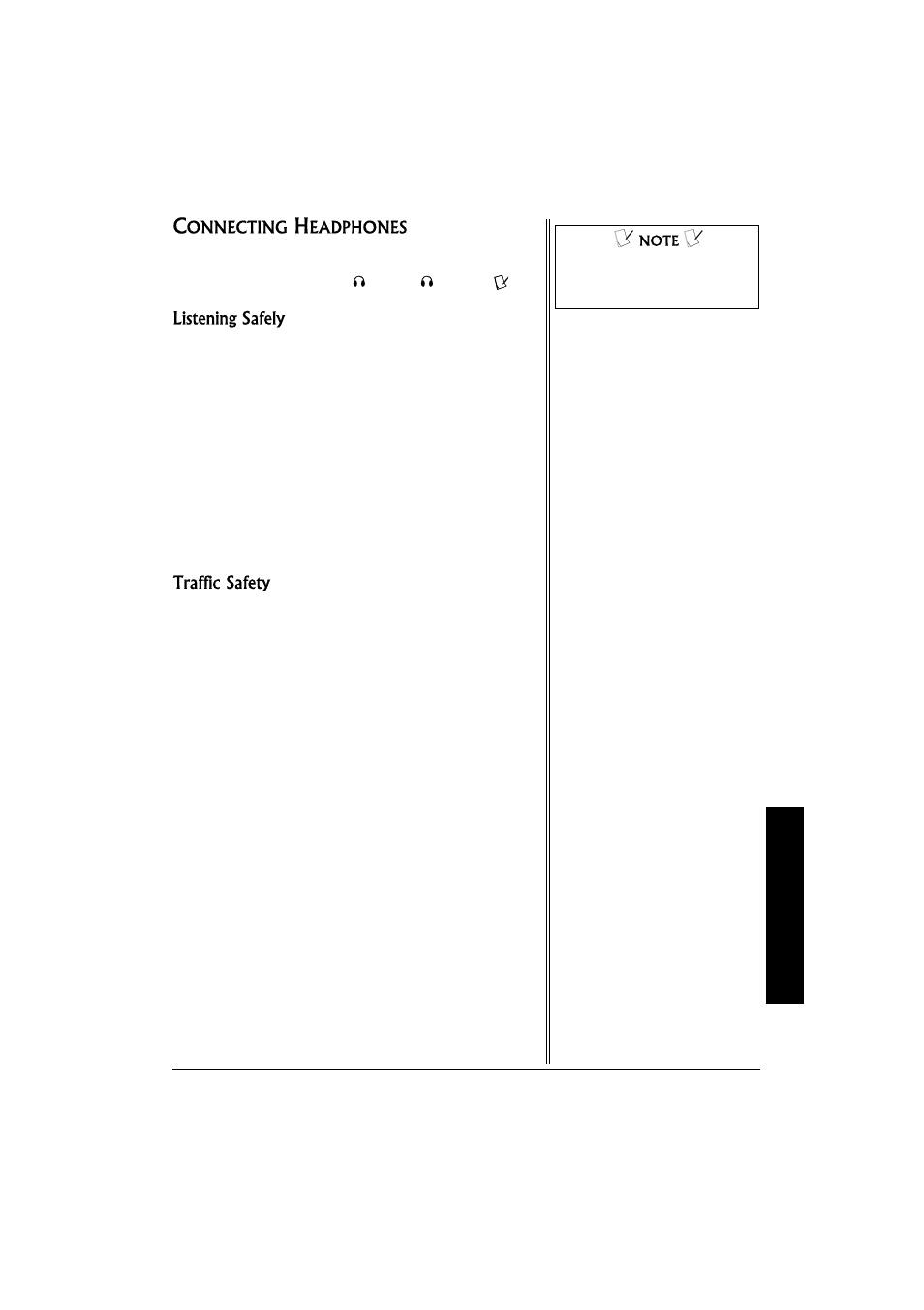 Connecting headphones | Radio Shack 16-3314 User Manual | Page 9 / 28