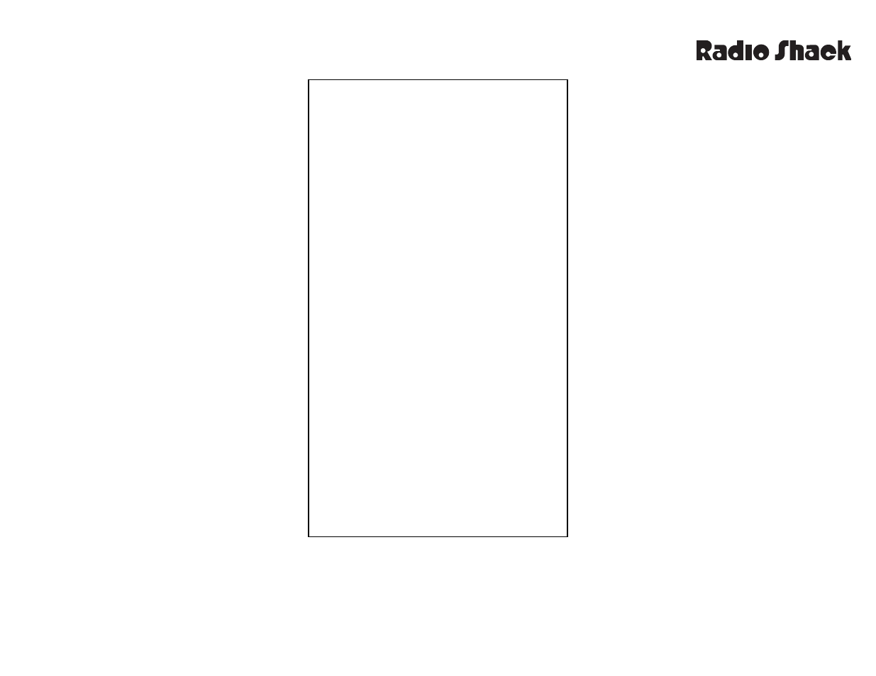 Radio Shack ET-208 User Manual | 2 pages