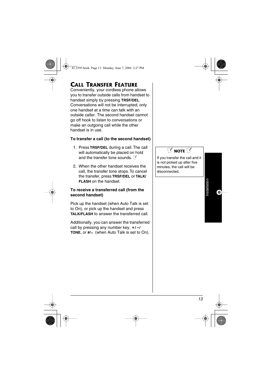 Radio Shack 43-3595 User Manual | Page 13 / 40