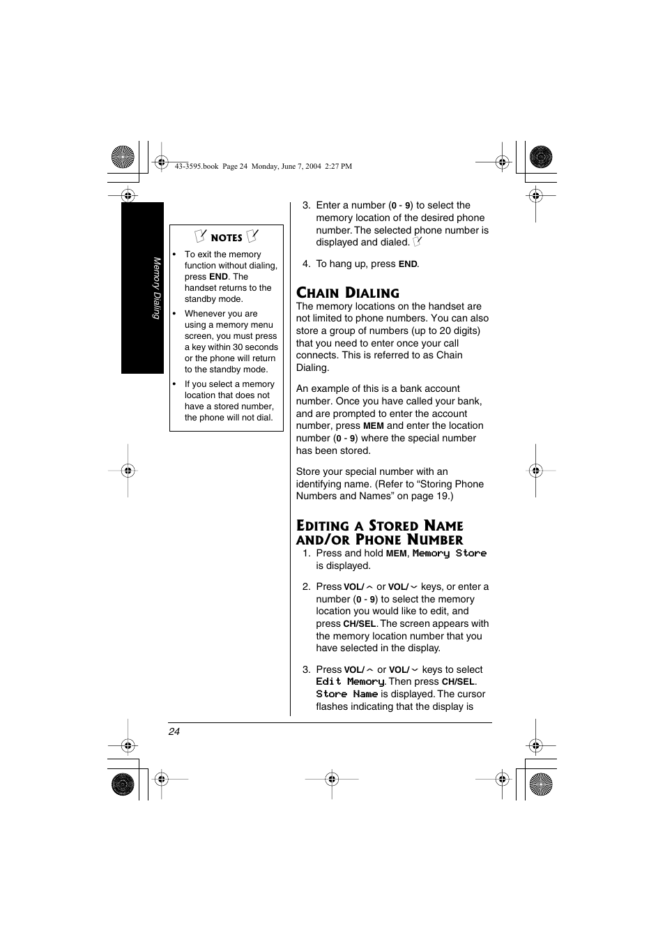 Radio Shack 43-3595 User Manual | Page 24 / 40