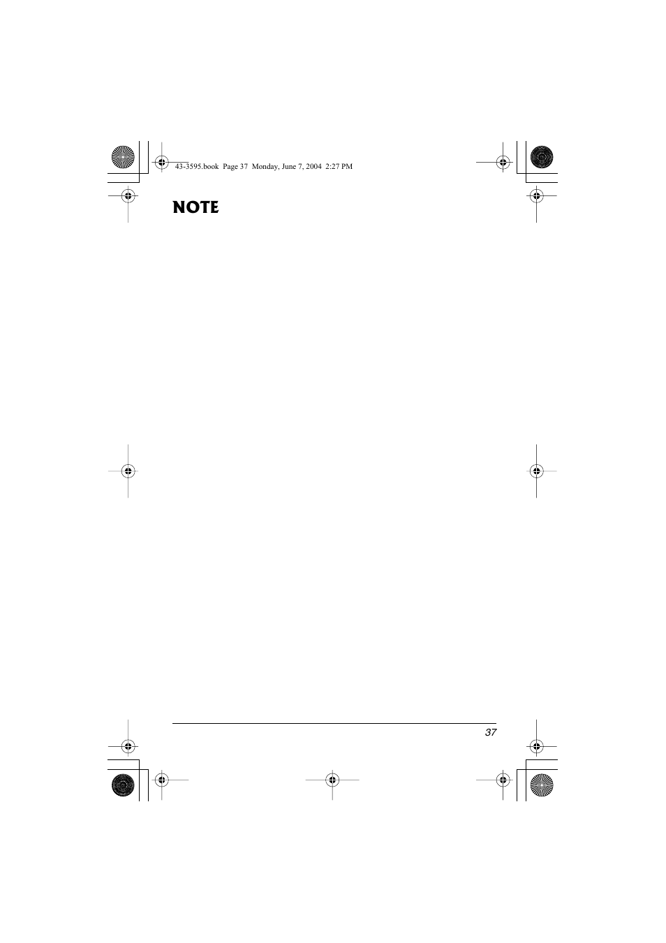 Radio Shack 43-3595 User Manual | Page 37 / 40