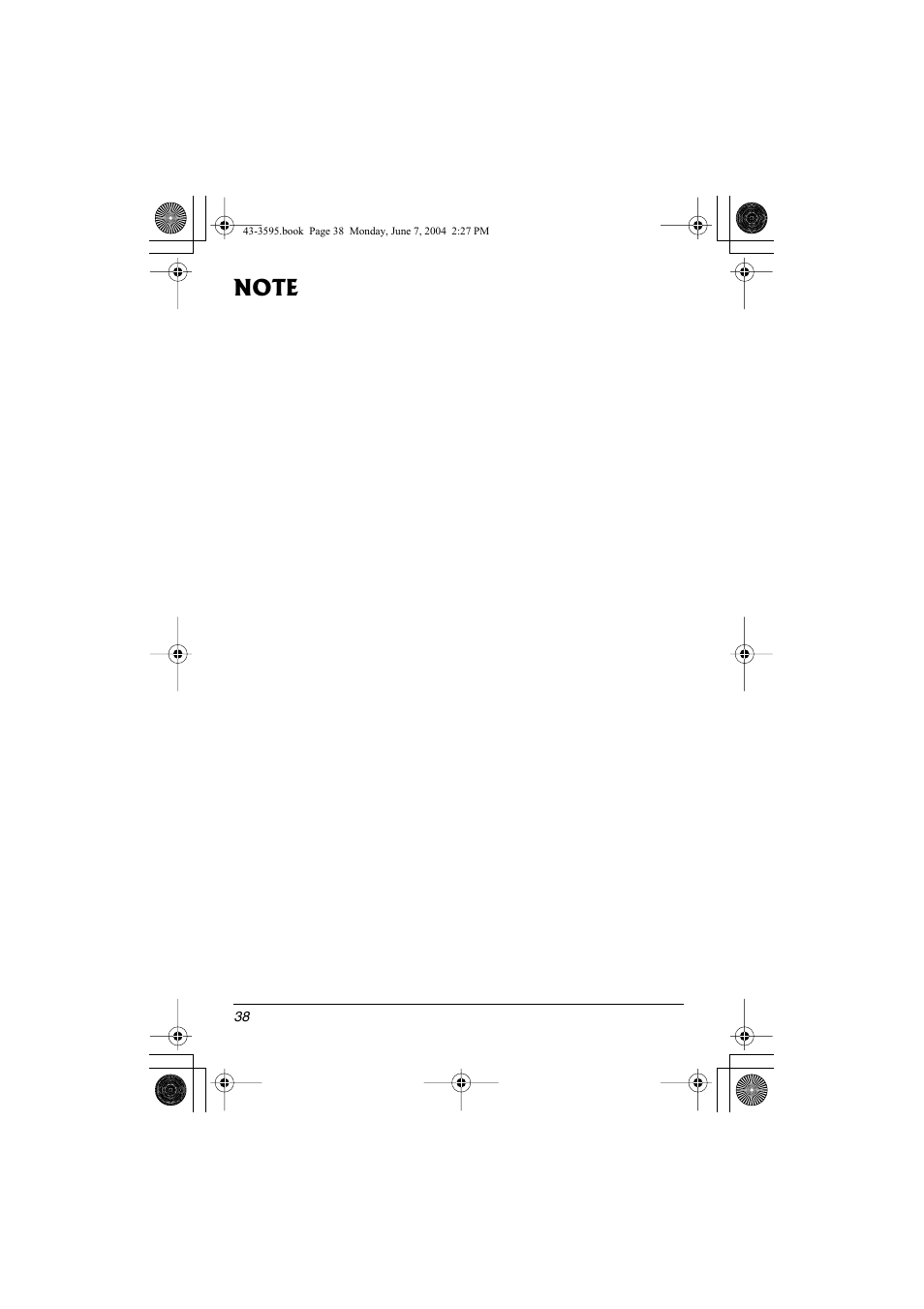 Radio Shack 43-3595 User Manual | Page 38 / 40