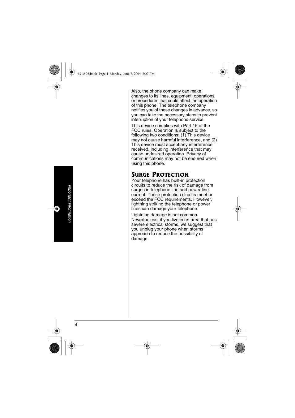 Radio Shack 43-3595 User Manual | Page 4 / 40