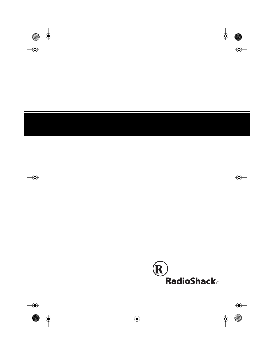 Radio Shack TAD-1028 User Manual | 28 pages