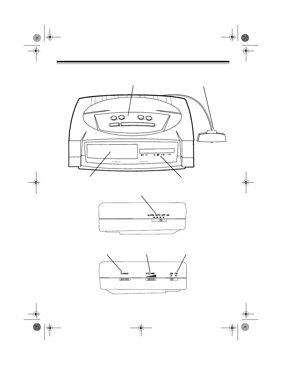 A quick look at the controls | Radio Shack ACR-326 User Manual | Page 5 / 16