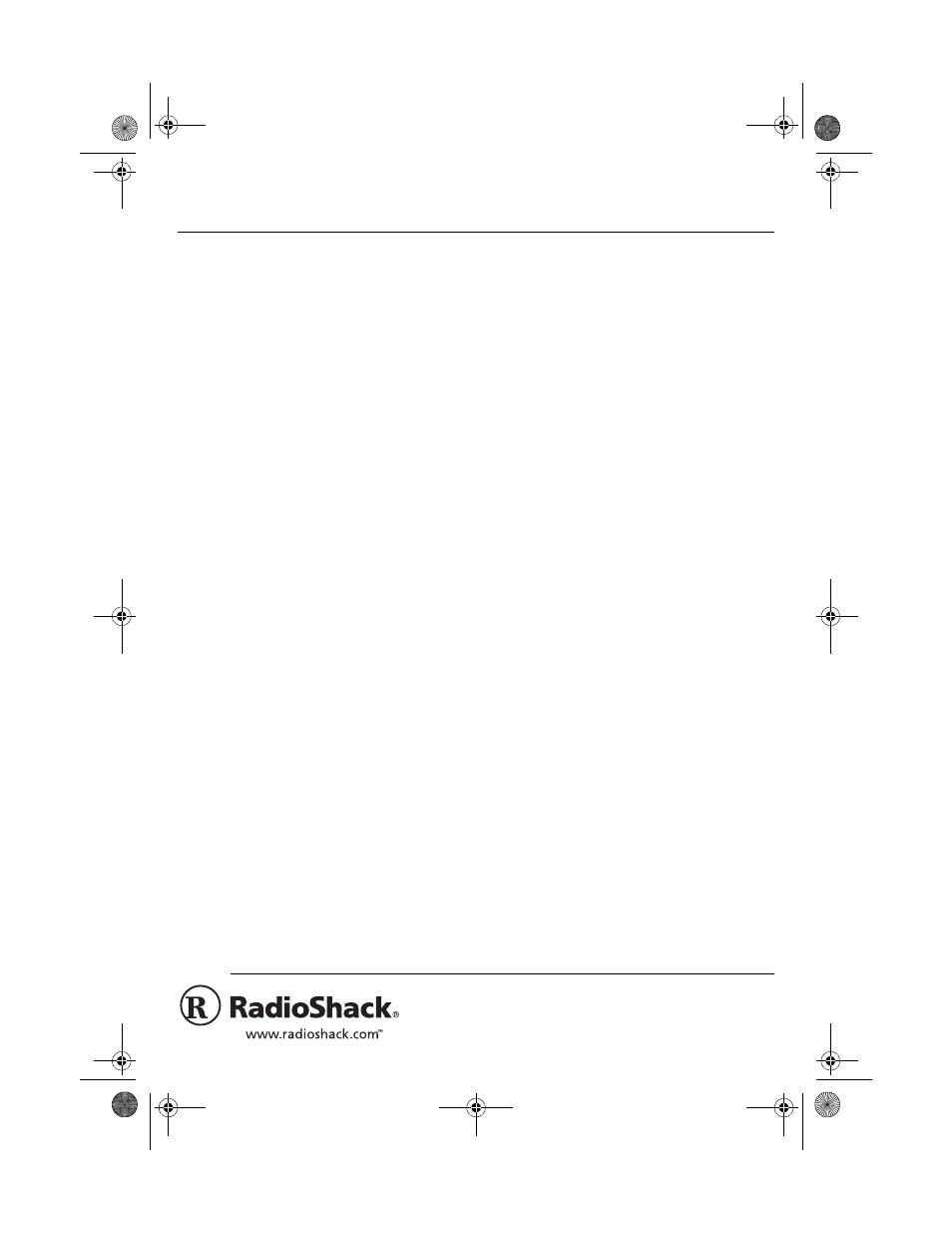 Radio Shack Switch User Manual | 2 pages