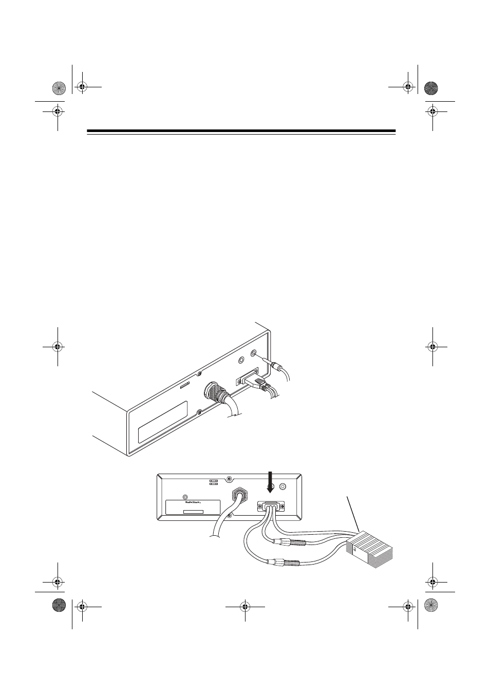 Connecting the microphone | Radio Shack TRC-446 User Manual | Page 6 / 24