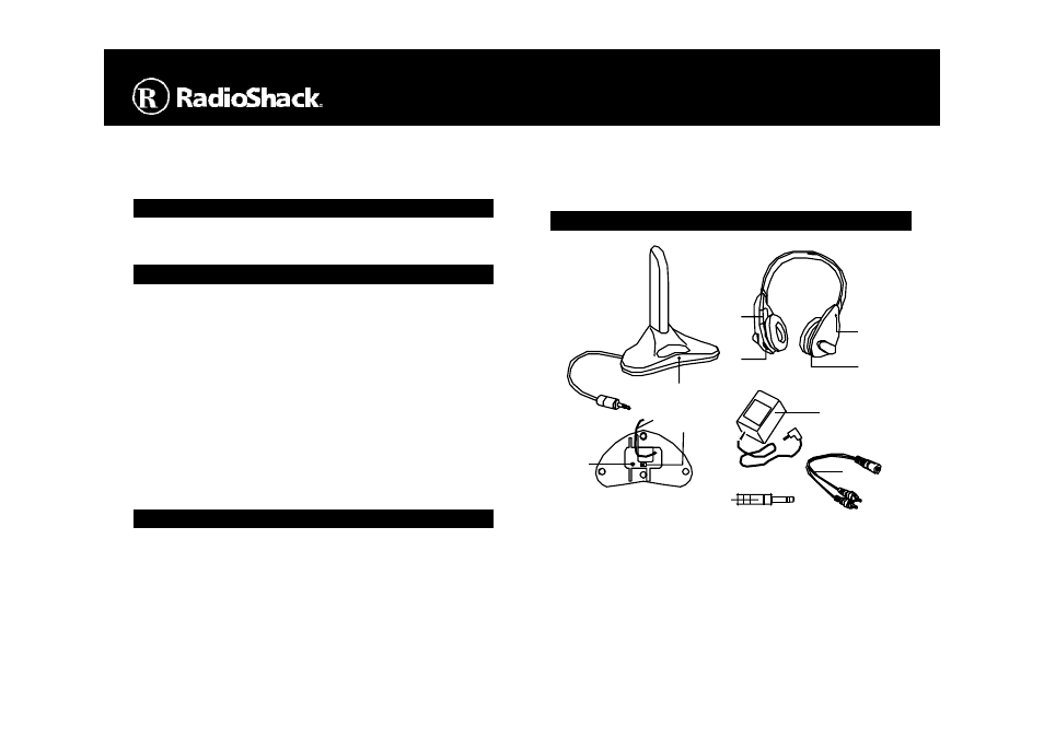 Owner’s manual, On off | Radio Shack 33-1219 User Manual | Page 3 / 4