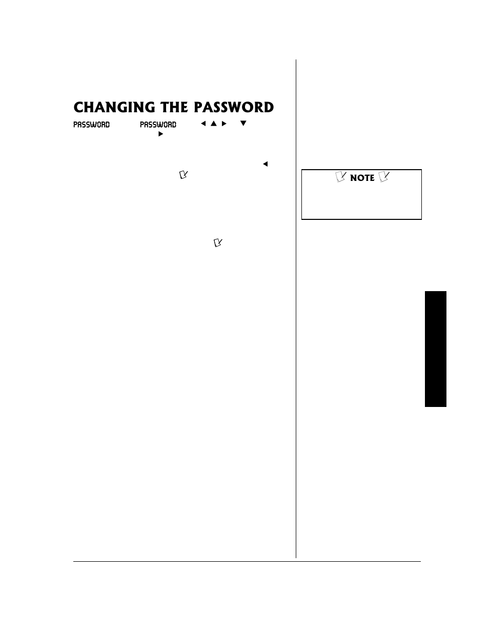 Changing the password | Radio Shack 16-3313 User Manual | Page 23 / 28