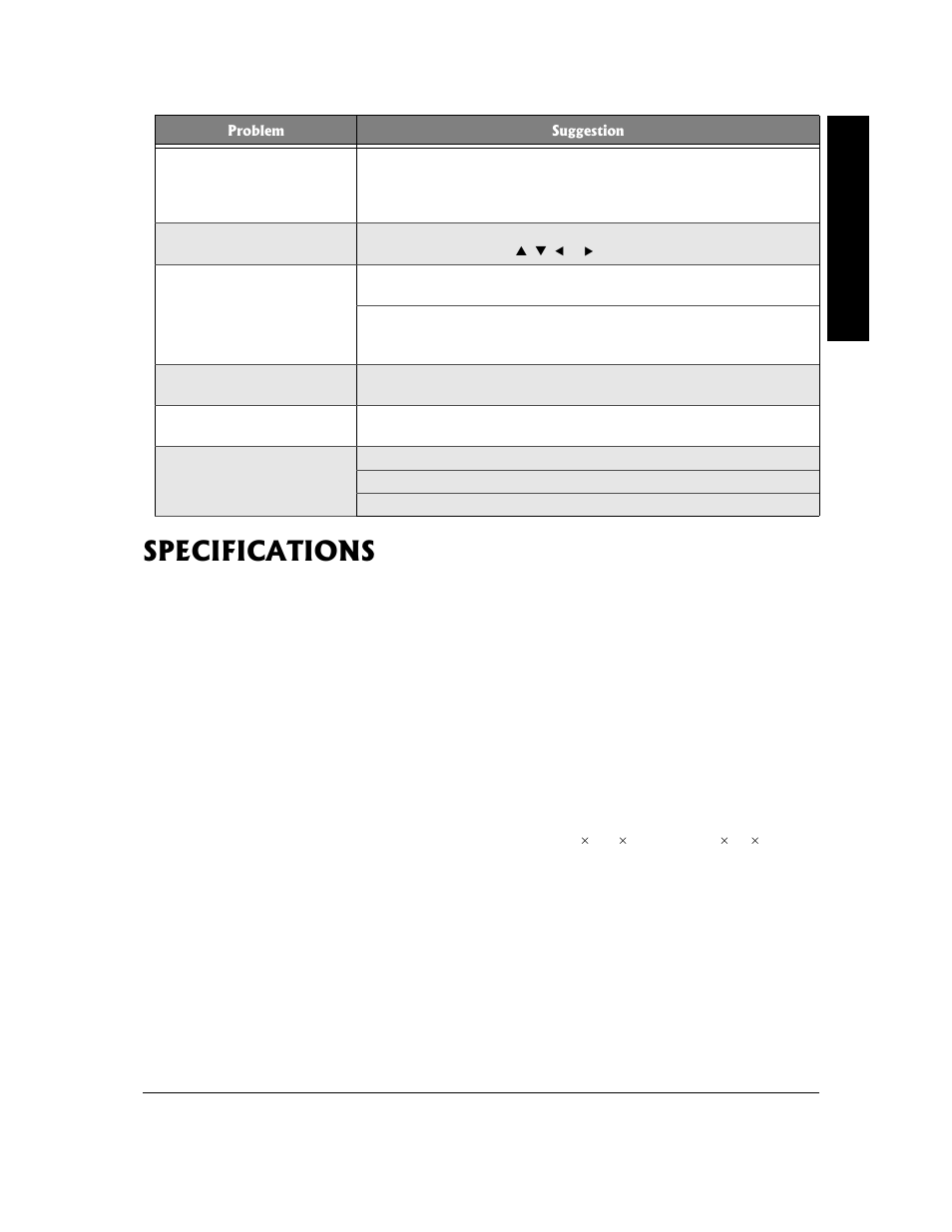 Specifications | Radio Shack 16-3313 User Manual | Page 25 / 28