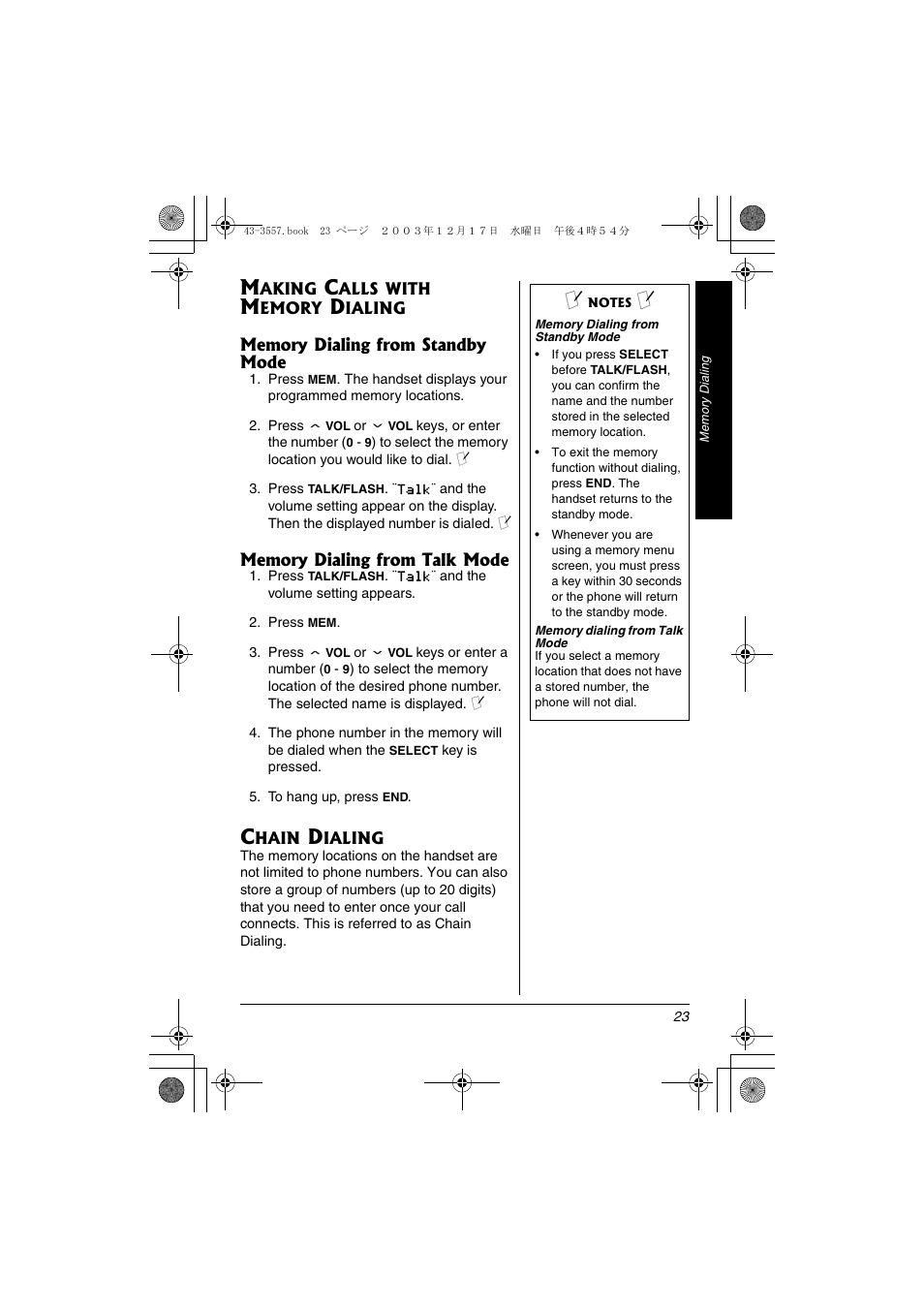 Radio Shack 43-3557 User Manual | Page 23 / 36