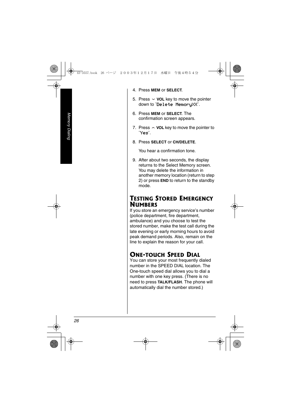 Radio Shack 43-3557 User Manual | Page 26 / 36