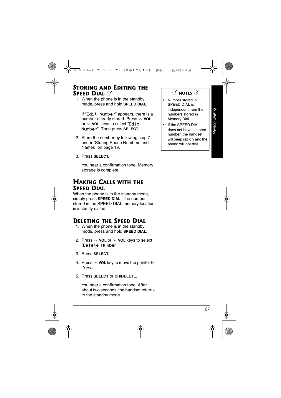 Radio Shack 43-3557 User Manual | Page 27 / 36