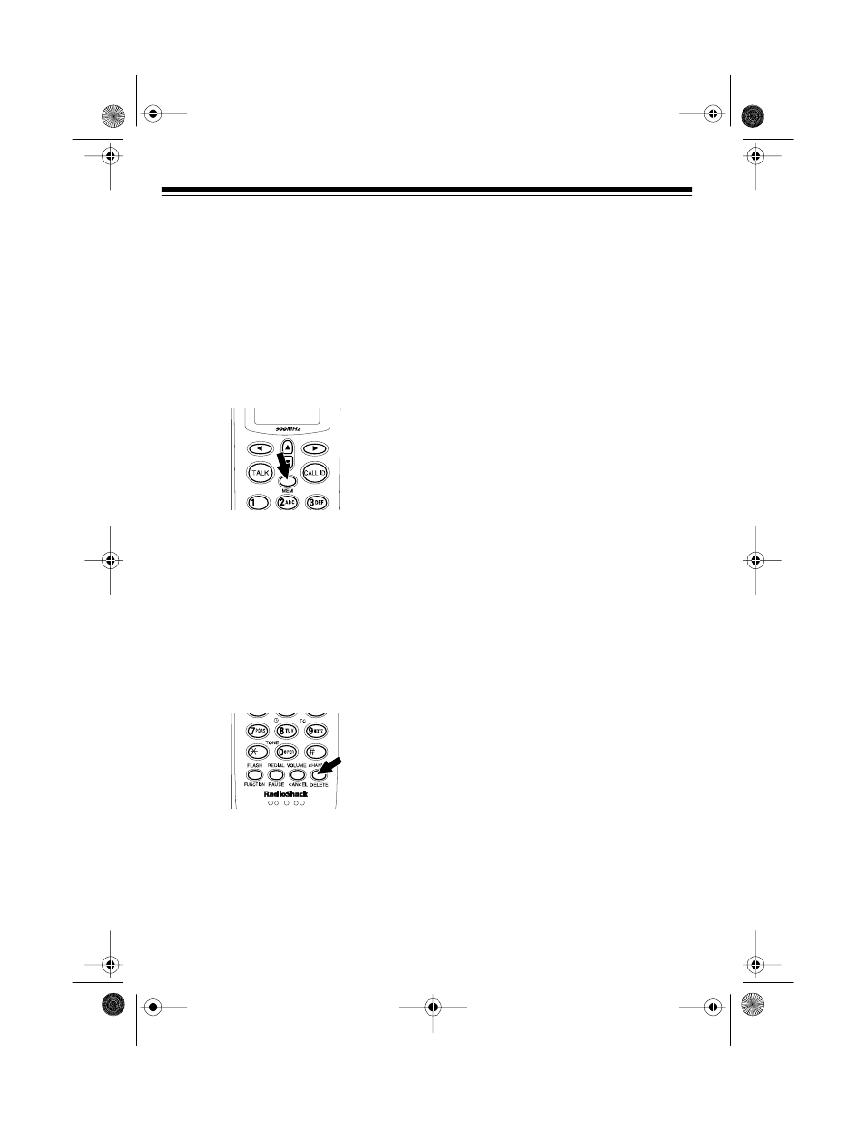 Deleting caller id records | Radio Shack ET-929 User Manual | Page 22 / 28