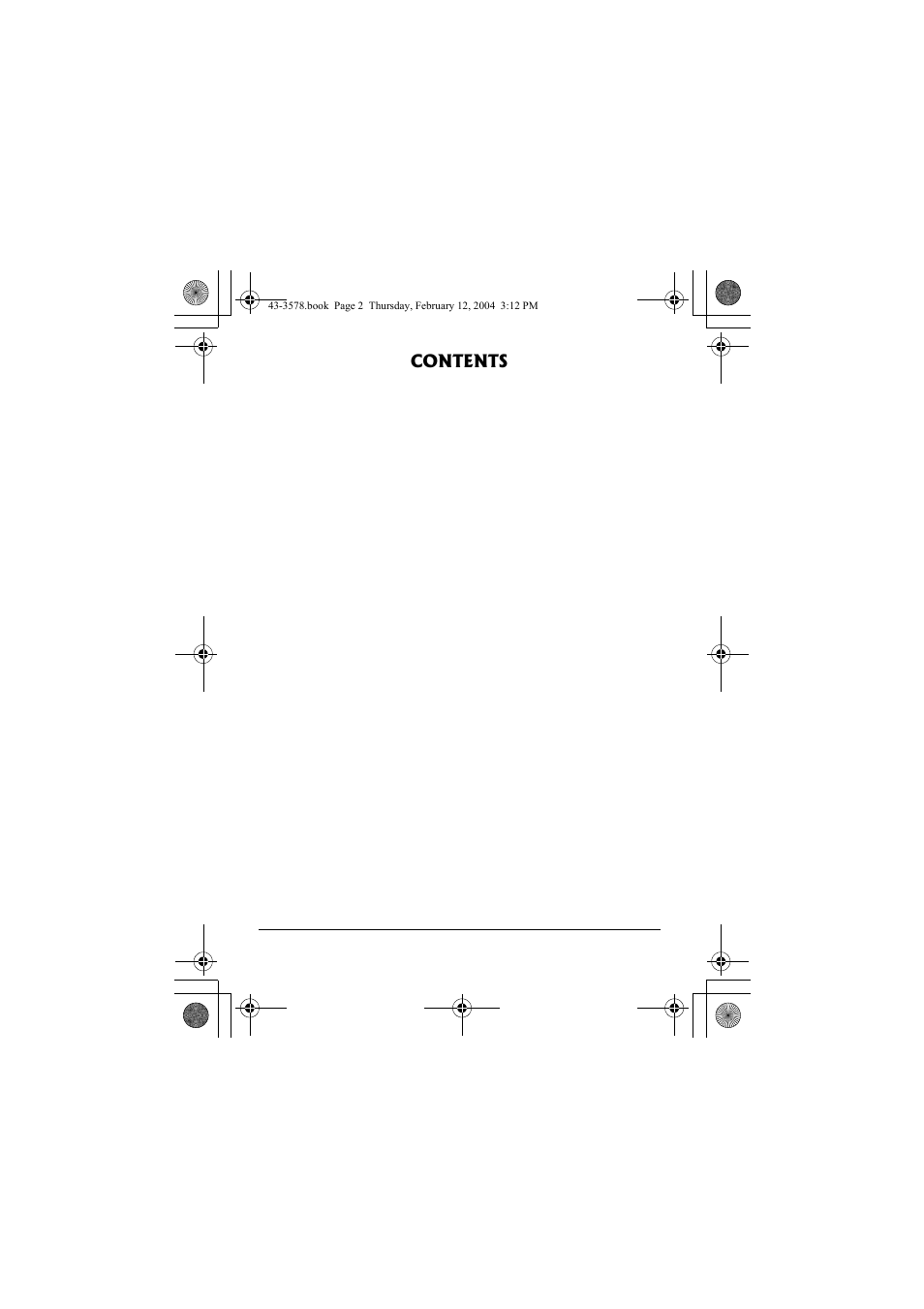 Radio Shack 43-3578 User Manual | Page 2 / 44