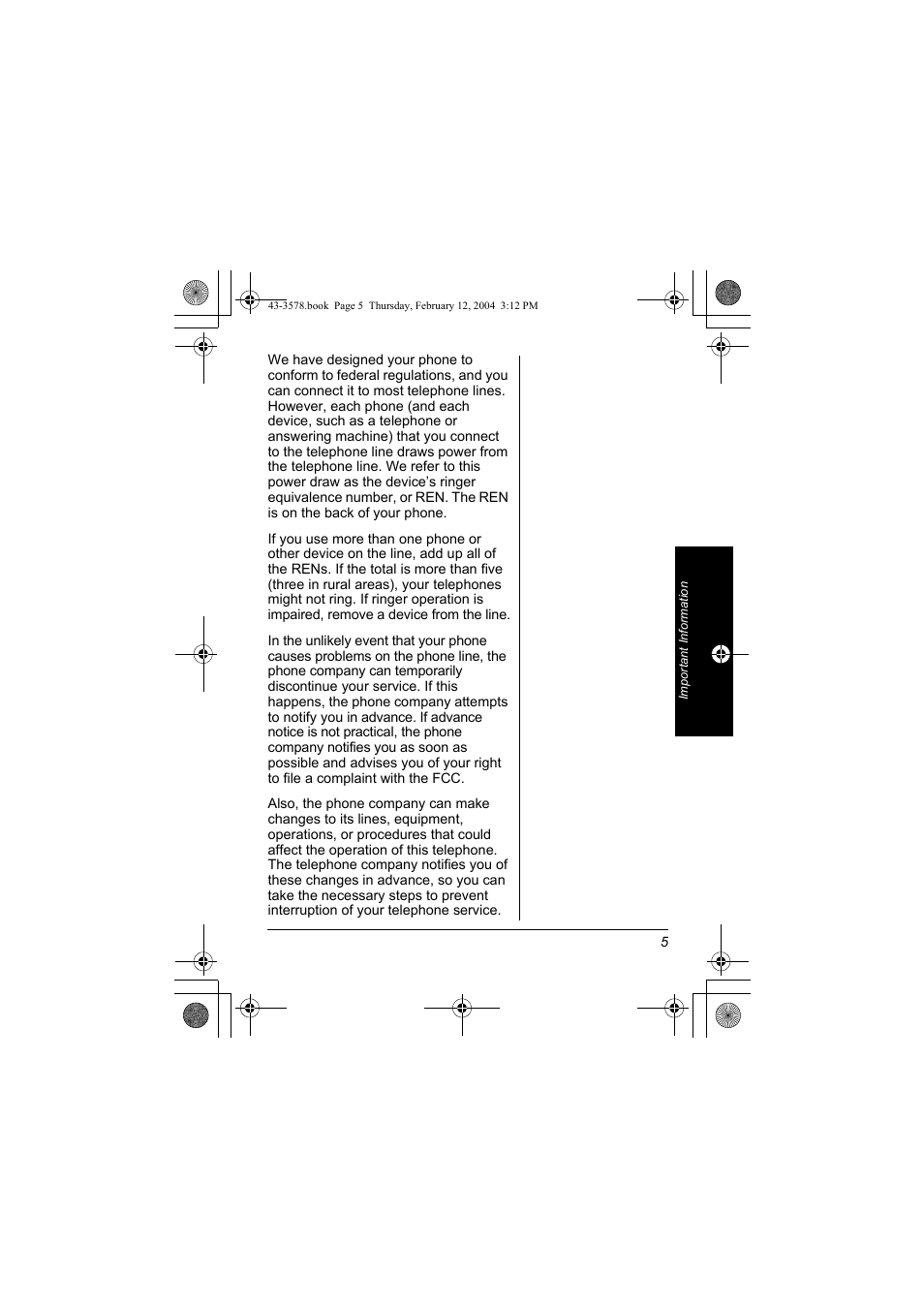 Radio Shack 43-3578 User Manual | Page 5 / 44