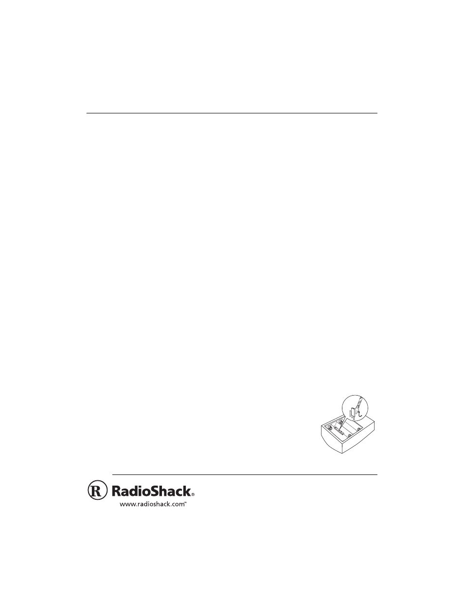 Radio Shack 43-3101 User Manual | 4 pages