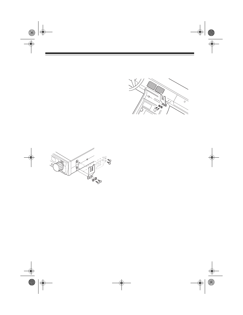 Installation, Before you begin, Attaching the microphone holder | Mounting the cb | Radio Shack TRC-519 User Manual | Page 4 / 24