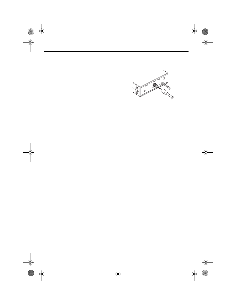 Connecting an antenna | Radio Shack TRC-519 User Manual | Page 6 / 24