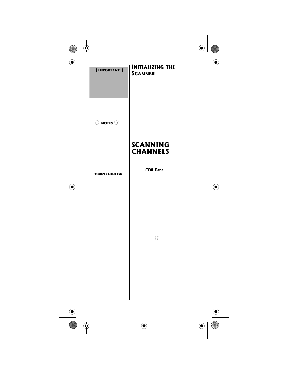 Scanning channels | Radio Shack PRO-99 User Manual | Page 34 / 76
